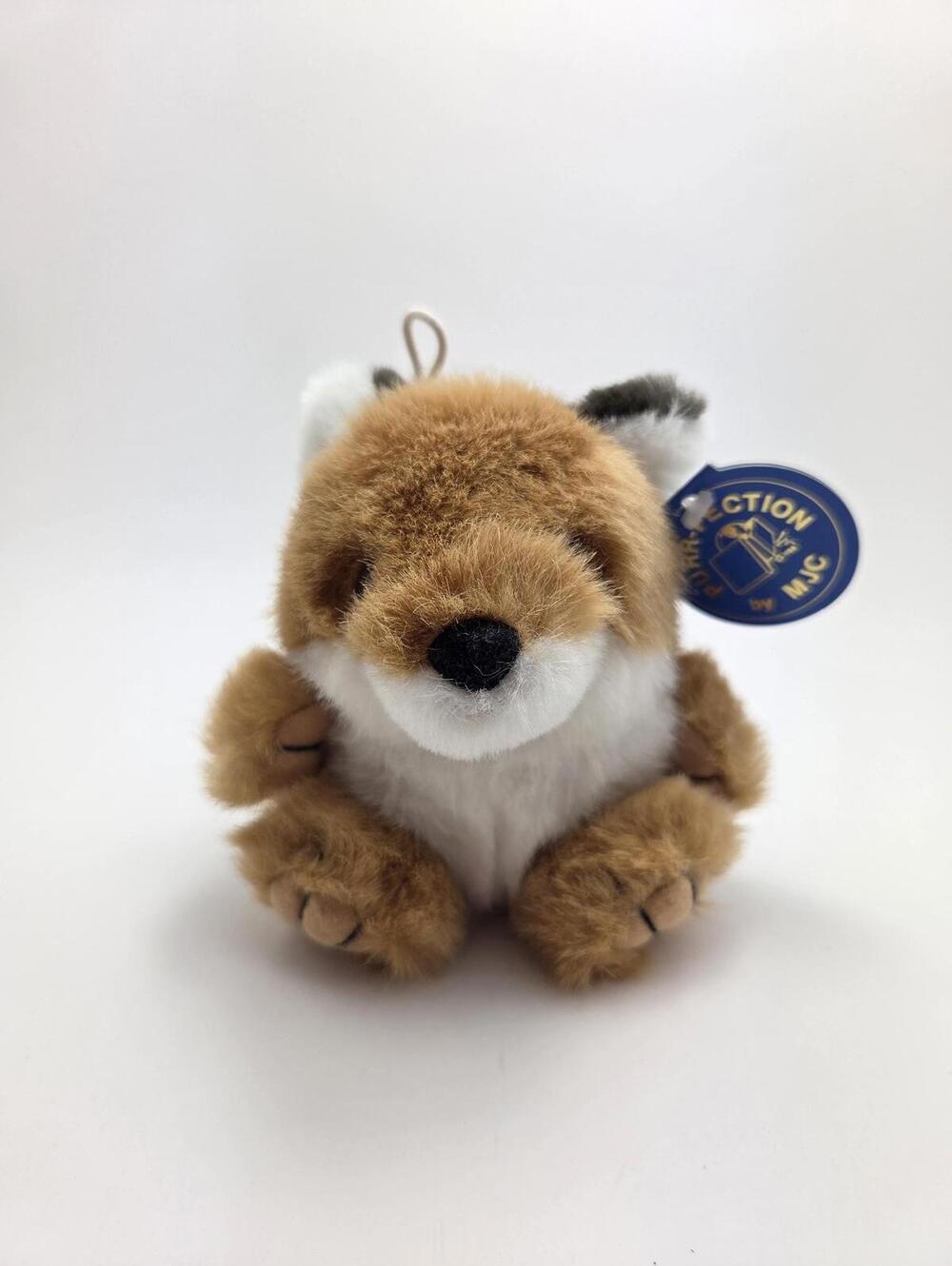 Vintage 1997 Sly Purr-Fection by MJC Cushy Critter Fox Collectible (4 inch)